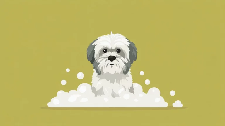 How often should you bathe a Lhasa Apso?