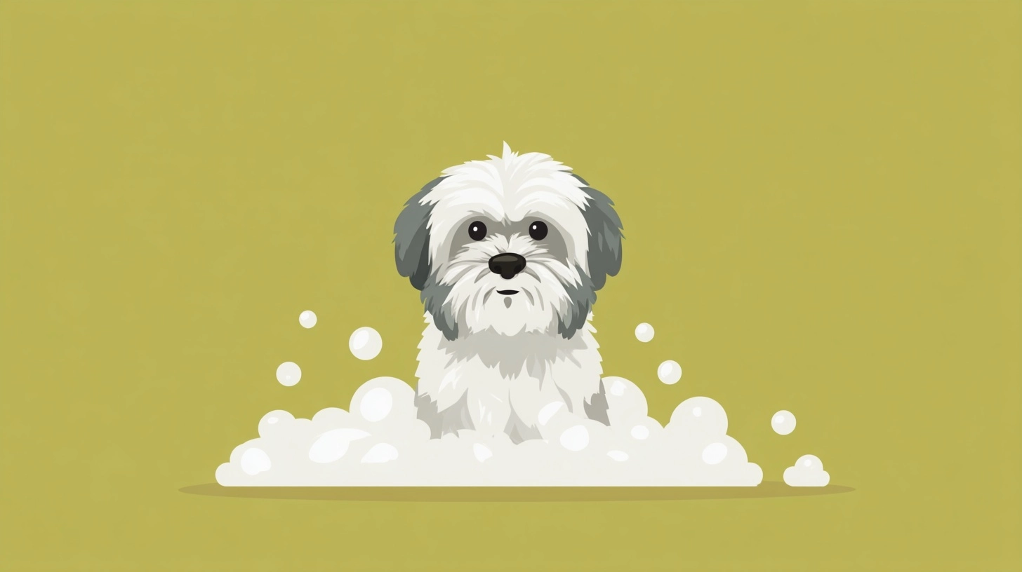 How often should you bathe a Lhasa Apso?