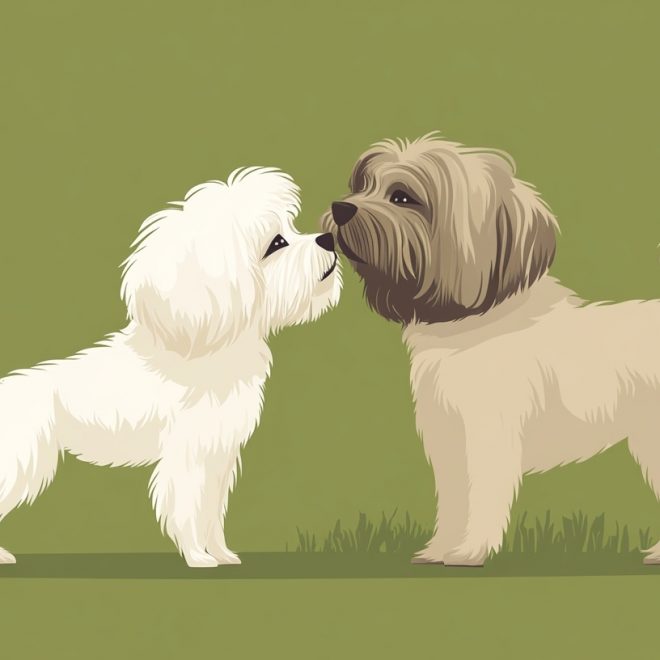 Do Lhasa Apsos get along with other dogs?